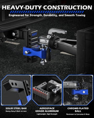 Orion Motor Tech 2-inch receiver compatibility emphasizes easy upgrade for many trucks.