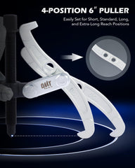 Orion Motor Tech Reversible Jaws enable inside or outside pull for flexibility
