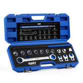 Orion Motor Tech Serpentine Belt Tool Kit front view for quick belt work.