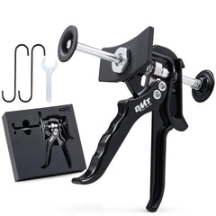 Orion Motor Tech Speedy brake caliper compressor in use for fast pad replacement