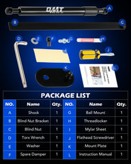 Orion Motor Tech mylar sheet protects bed and tailgate during operation