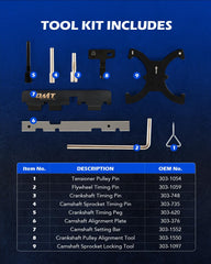 Orion Motor Tech timing tool kit sprocket locking tool ensures stable timing