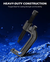 Hammered finish on torsion bar tool highlights durability and resistance