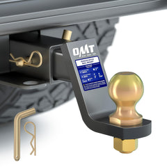 Orion Motor Tech trailer hitch ball mount in 2-inch receiver for versatile towing setups
