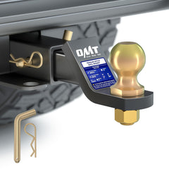 Orion Motor Tech trailer hitch ball mount with 2in receiver for simple, secure towing setups.