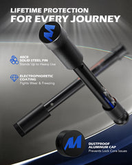 Orion Motor Tech triple locking system with drilled holes and R-clip