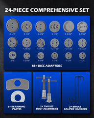 Orion Motor Tech universal adapters fit many models, saving time on brake service.