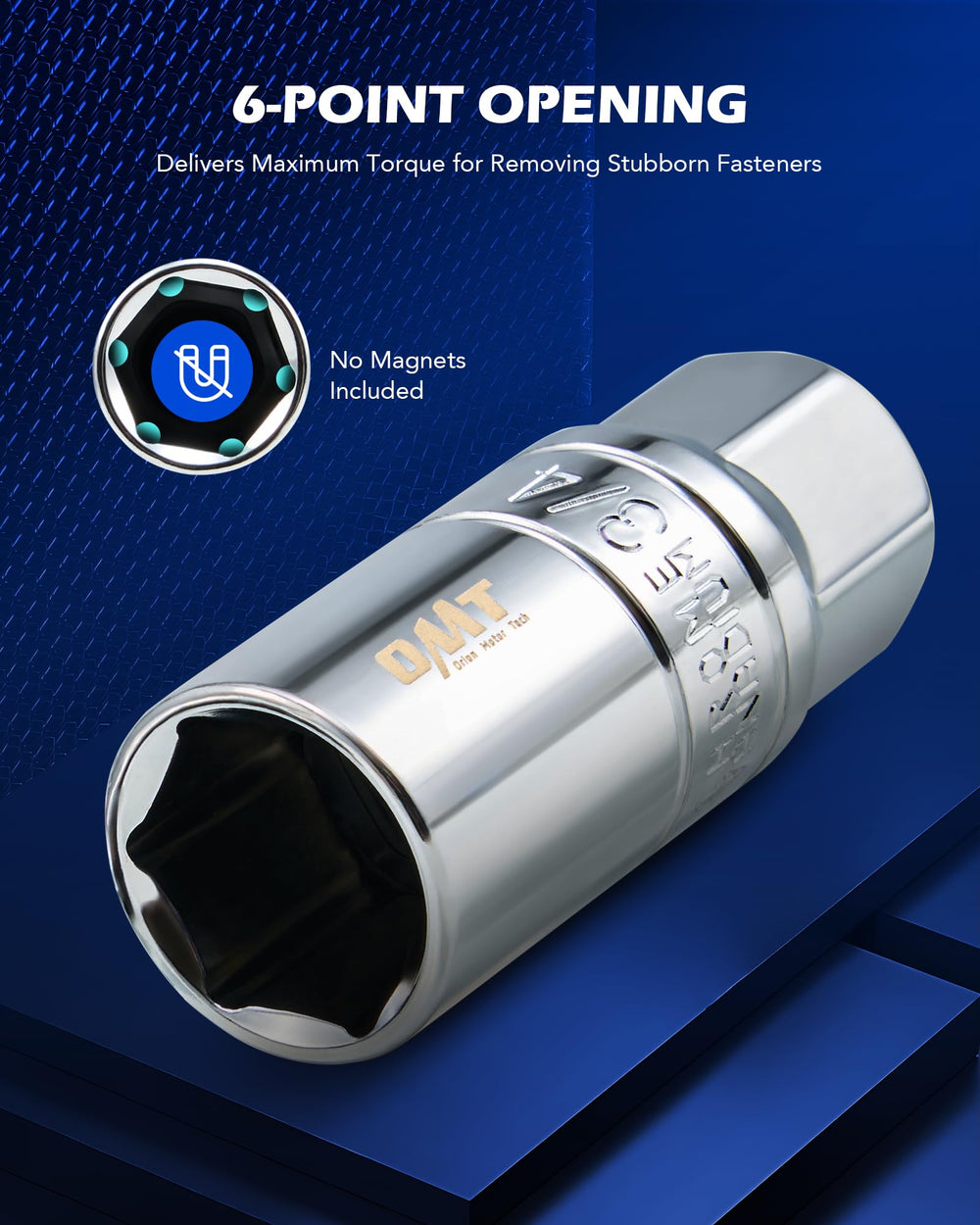 Orion Motor Tech universal joint socket for hard-to-reach plugs