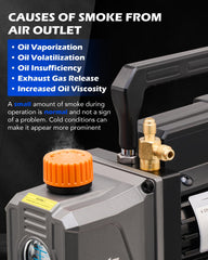 Orion Motor Tech vacuum pump hose compatibility with common service hoses