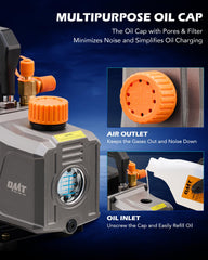 Orion Motor Tech vacuum pump intake filter and trap protecting performance