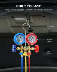 Orion Motor Tech wide refrigerant compatibility including R134a, R12, R22, R502