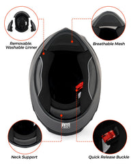 Orthrus matte black helmet suitable for commuting and sport riding.