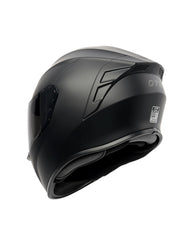 Orthrus tinted visor with quick-release for daytime glare reduction.
