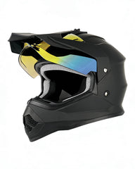 Orthrus youth helmet with sun visor for glare reduction on outdoor rides