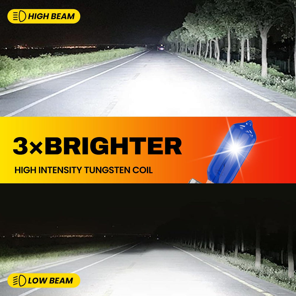 ORZUAXIT Silverado low beam bulbs deliver crisp 6000K light for safer night driving.