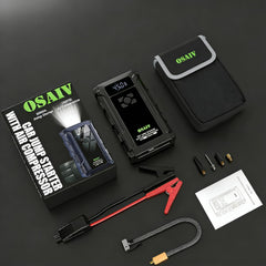 osaiv jump starter starts a 6.5L diesel engine reliably