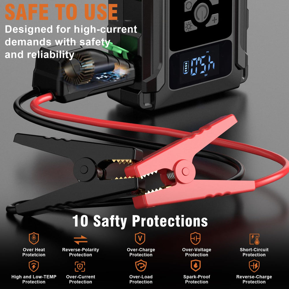 osaiv jump starter safety protections guard against common issues