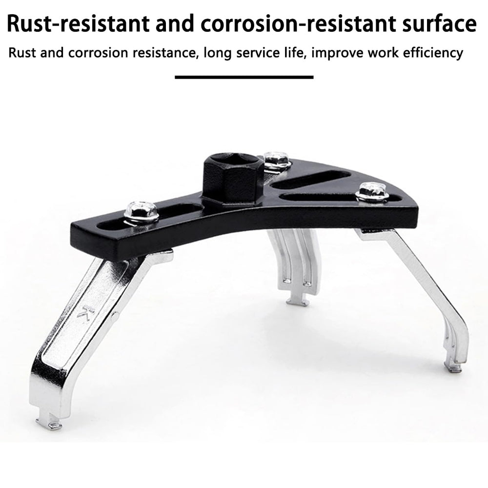 Osilly arc-design lock ring tool grips surfaces securely during removal.
