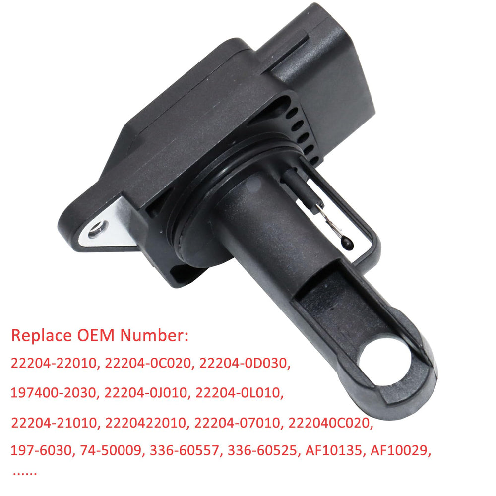 OSKYUO MAF sensor side view, slim profile for easy installation.