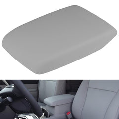 Osompar gray center console armrest cover for Toyota Highlander; protects wear while improving look.