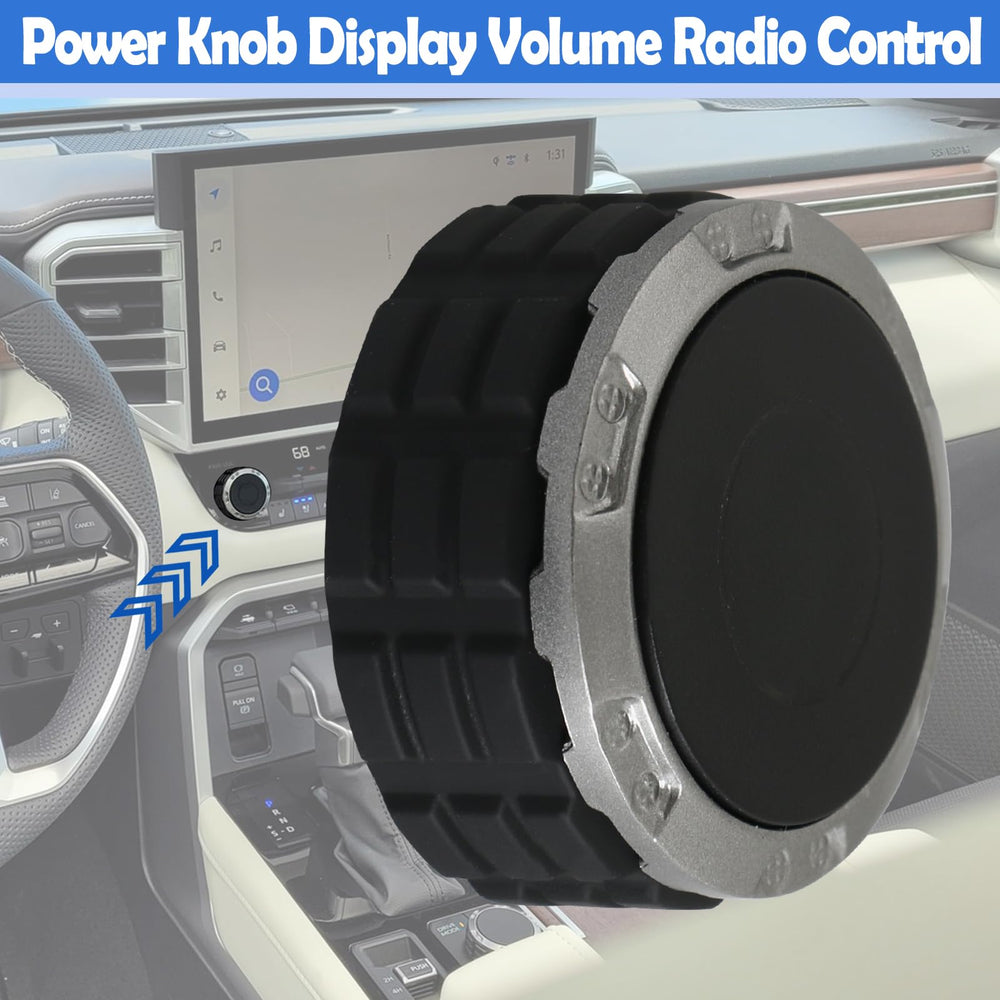Osompar display power volume knob on Toyota Sequoia 14-inch dash for smooth volume changes