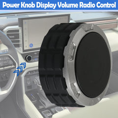 Osompar display power volume knob on Toyota Sequoia 14-inch dash for smooth volume changes