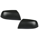 Osompar textured black outer mirror cover for front left enhances protection against debris.