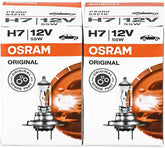 OSRAM 64210 H7 original line front view halogen bulbs for standard headlights