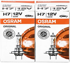 OSRAM 64210 H7 original line front view halogen bulbs for standard headlights