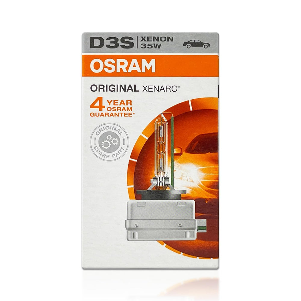 OSRAM D3S authenticity label on the bulb verifies genuine product