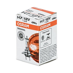 OSRAM h7 halogen bulbs road-illumination test shows consistent output