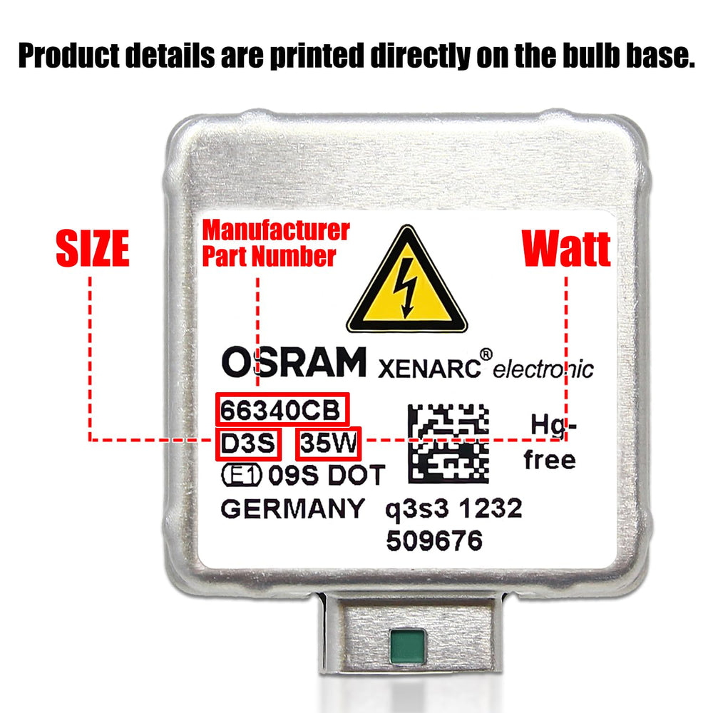 OSRAM packaging displays authenticity label for genuine Made in Germany quality.