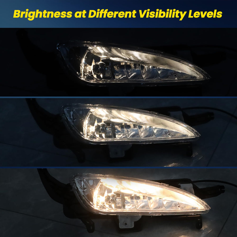 OsyphereX fog light chrome housing for Optima, seamless integration