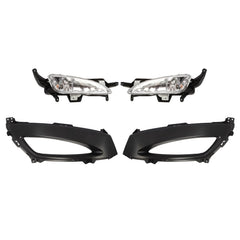 OsyphereX front fog light assembly for Optima with bezel, improving night visibility
