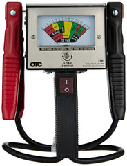 OTC 3181 front view of heavy-duty tester for quick battery checks