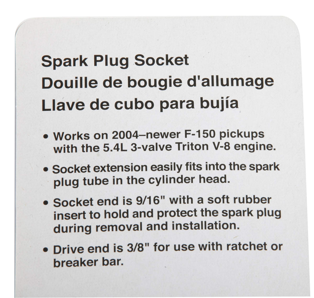 OTC 6900 soft rubber insert protects spark plugs during removal and installation