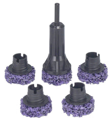 OTC brake hub resurfacing kit with holder and five sanding discs for quick rust removal on hubs