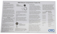 OTC 5605 rugged blow-mold case keeps all components organized