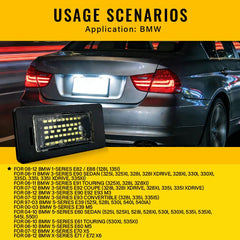 OTnhaee license light compatible with multiple BMW models and easy install