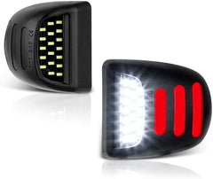 OTnhaee license plate light with 6500K front view improves night visibility on Silverado