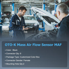OTO-KAUTOPARTS MAF sensor for Infiniti Q50 3.5L supports smooth performance