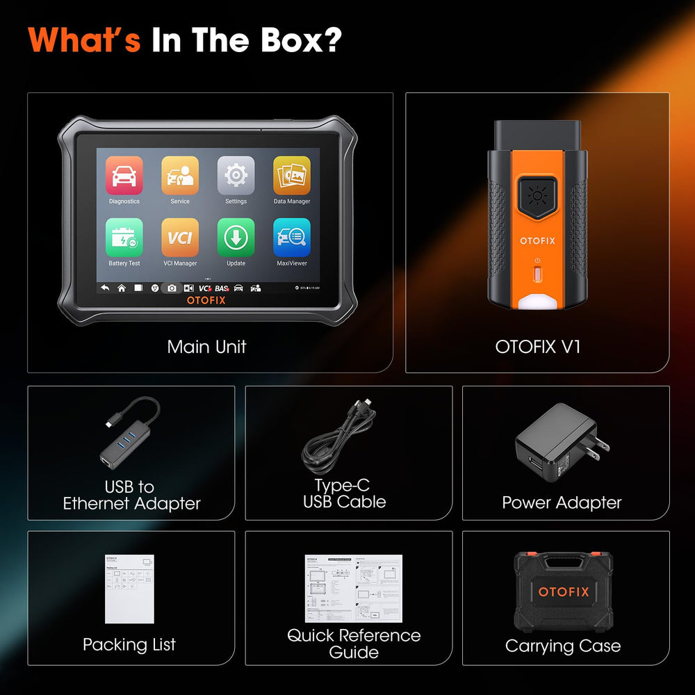 OTOFIX D1 Lite Auto VIN reads vehicle data quickly