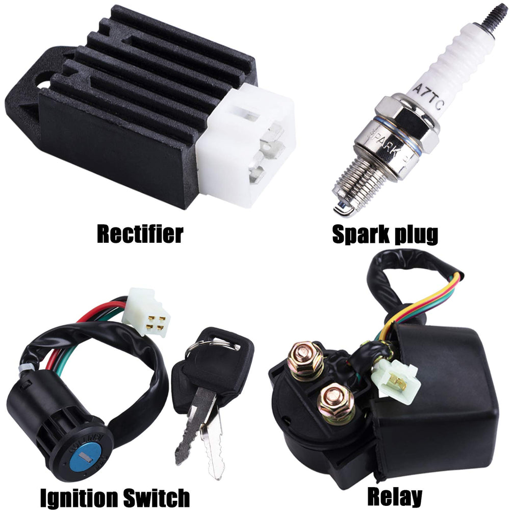 OTOHANS Automotive waterproof ignition switch with two keys for replacement