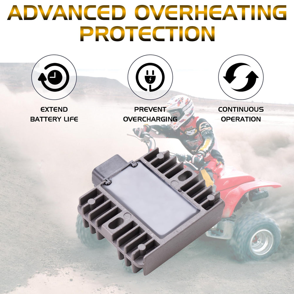 OTOHANS automotive voltage regulator for Honda TRX 400-500 delivers reliable power in demanding riding conditions.