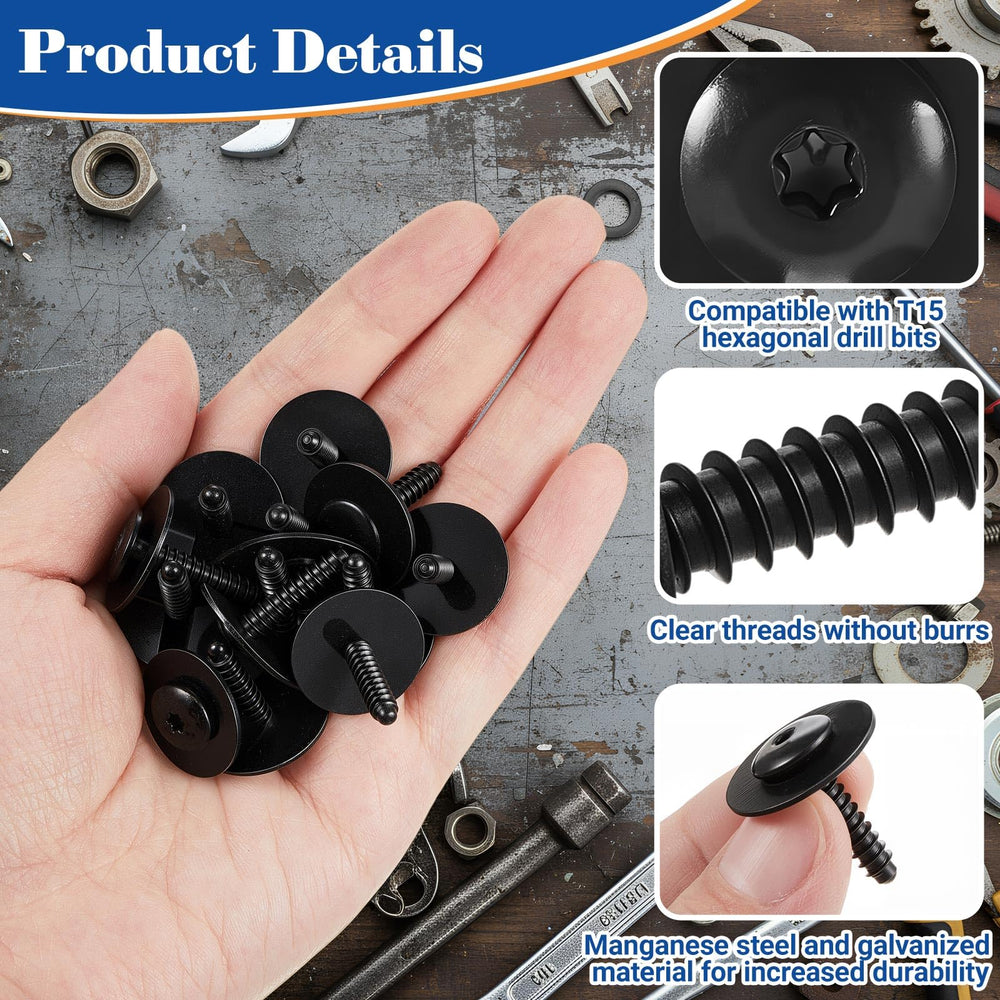 Otoolling bumper cover screws 50 pcs for reliable exterior fasteners