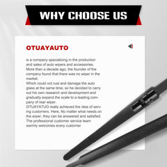 OTUAYAUTO easy-install wiper arm in four steps to save time during replacement.