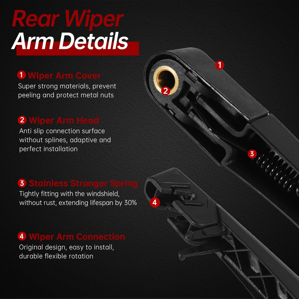 OTUAYAUTO OEM-style back cover for a clean, factory-like rear wipe