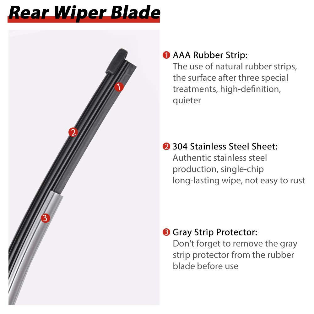 OTUAYAUTO OEM-style rear wiper arm BB5Z17526-C kit provides precise OEM fit