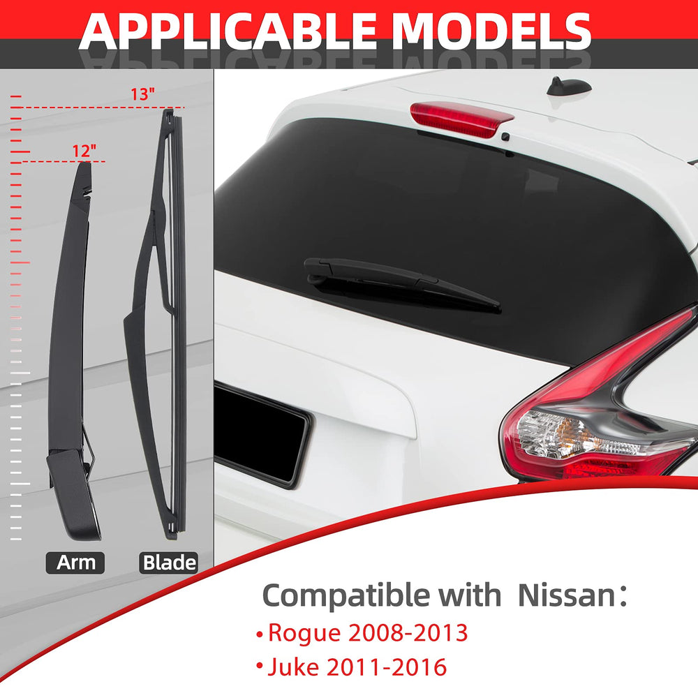 OTUAYAUTO packaged wiper set including arm, blade, and manual