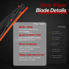OTUAYAUTO PBT material with ABS rubber edge for lasting performance.